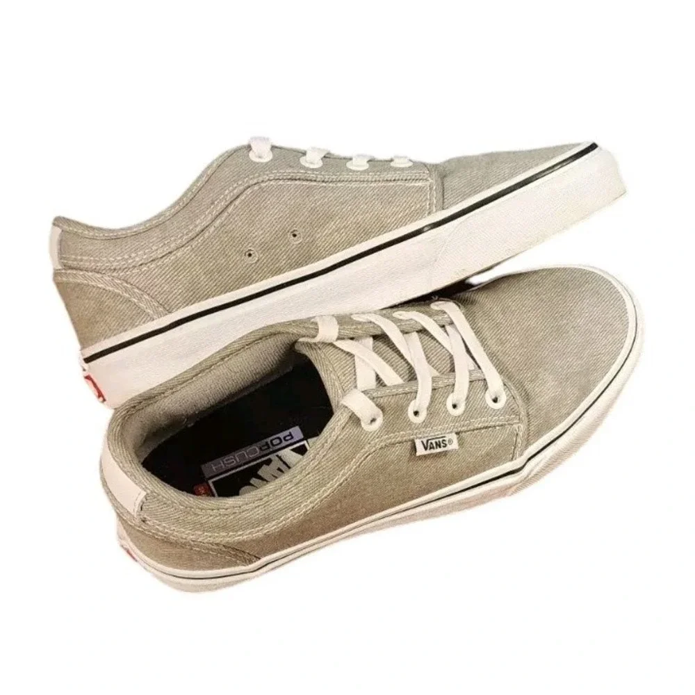 Vans Chukka Low Denim Gray Men's Size 6 VGC Lace-up Sneakers‎ Tennis Shoes